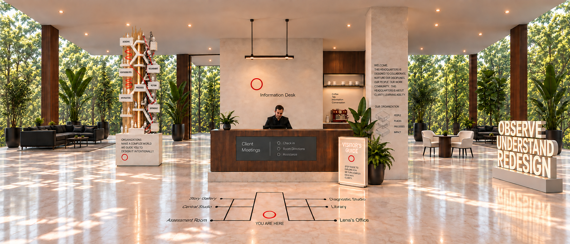 The current Headquarters Lobby